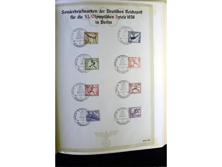 1872/1945, gestempelte Sammlung mit u.a. Mi.-Nr. 24 (repariert, Fotobefund Krug BPP), 28 (repariert, Fotobefund Krug BPP), 66