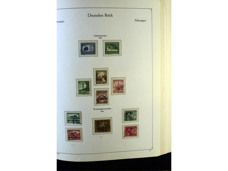 1872/1945, gestempelte Sammlung mit u.a. Mi.-Nr. 24 (repariert, Fotobefund Krug BPP), 28 (repariert, Fotobefund Krug BPP), 66