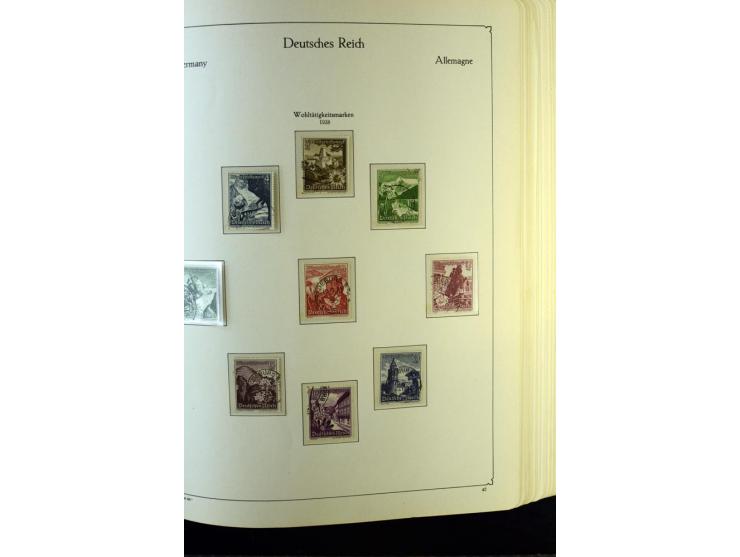 1872/1945, gestempelte Sammlung mit u.a. Mi.-Nr. 24 (repariert, Fotobefund Krug BPP), 28 (repariert, Fotobefund Krug BPP), 66