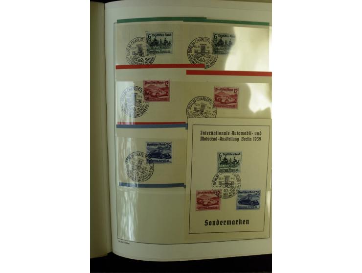 1872/1945, gestempelte Sammlung mit u.a. Mi.-Nr. 24 (repariert, Fotobefund Krug BPP), 28 (repariert, Fotobefund Krug BPP), 66