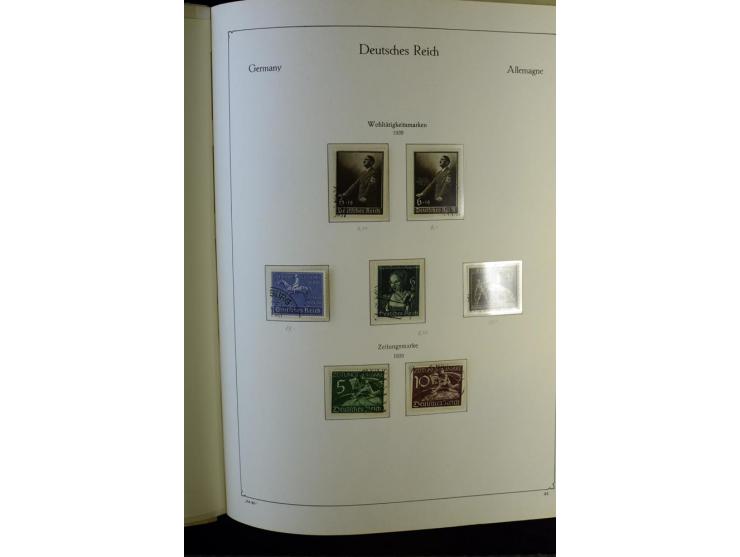1872/1945, gestempelte Sammlung mit u.a. Mi.-Nr. 24 (repariert, Fotobefund Krug BPP), 28 (repariert, Fotobefund Krug BPP), 66