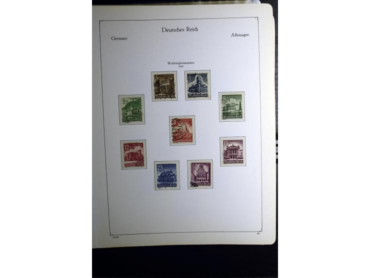 1872/1945, gestempelte Sammlung mit u.a. Mi.-Nr. 24 (repariert, Fotobefund Krug BPP), 28 (repariert, Fotobefund Krug BPP), 66