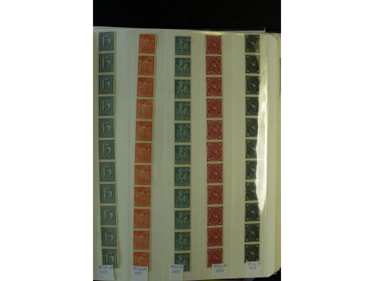 1872/1945, postfrische und ungebrauchte, reichhaltige Sammlung mit guten Farben, Abarten etc., ab Weimar kpl., dabei vieles m