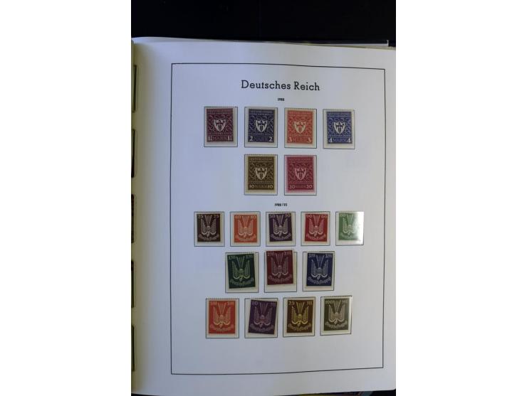 1872/1945, postfrische und ungebrauchte, reichhaltige Sammlung mit guten Farben, Abarten etc., ab Weimar kpl., dabei vieles m