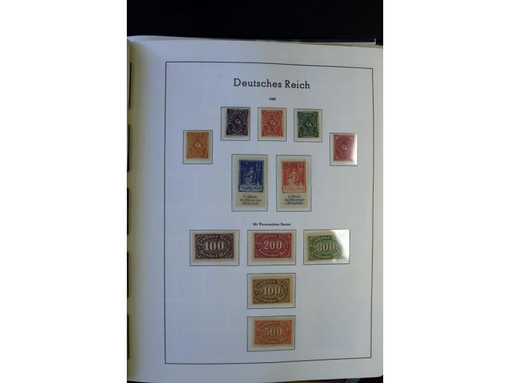 1872/1945, postfrische und ungebrauchte, reichhaltige Sammlung mit guten Farben, Abarten etc., ab Weimar kpl., dabei vieles m