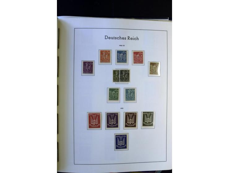 1872/1945, postfrische und ungebrauchte, reichhaltige Sammlung mit guten Farben, Abarten etc., ab Weimar kpl., dabei vieles m