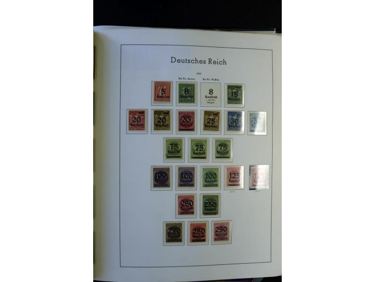 1872/1945, postfrische und ungebrauchte, reichhaltige Sammlung mit guten Farben, Abarten etc., ab Weimar kpl., dabei vieles m