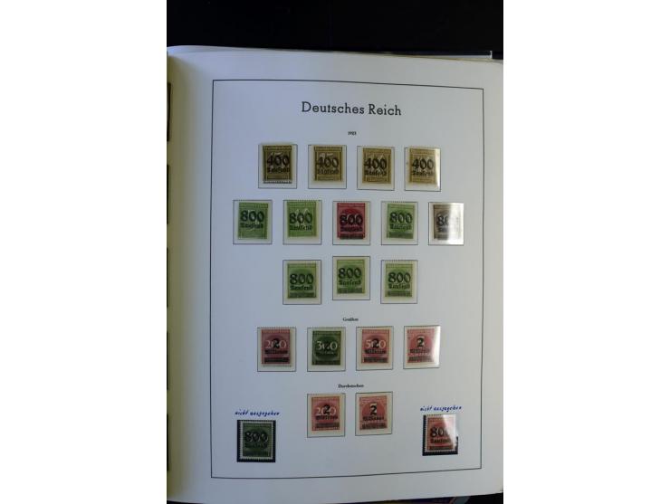 1872/1945, postfrische und ungebrauchte, reichhaltige Sammlung mit guten Farben, Abarten etc., ab Weimar kpl., dabei vieles m