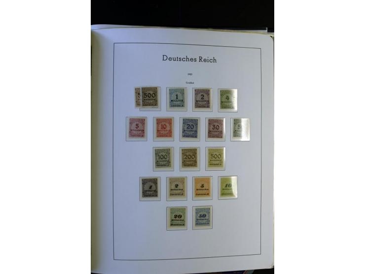1872/1945, postfrische und ungebrauchte, reichhaltige Sammlung mit guten Farben, Abarten etc., ab Weimar kpl., dabei vieles m