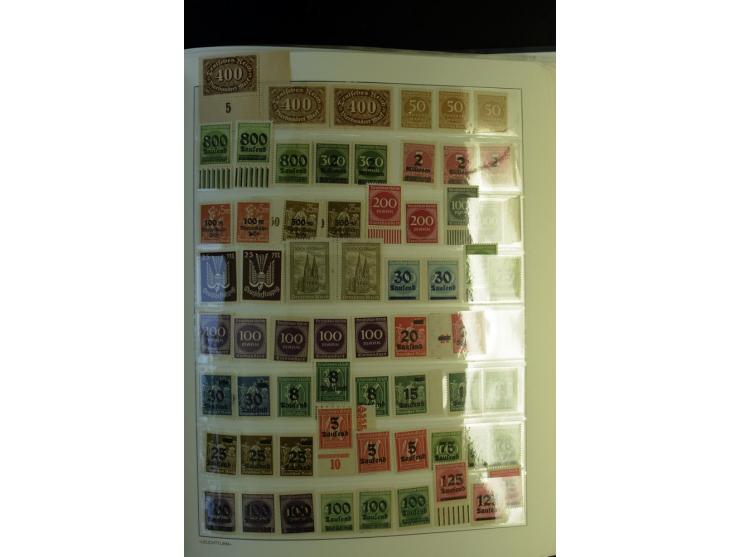 1872/1945, postfrische und ungebrauchte, reichhaltige Sammlung mit guten Farben, Abarten etc., ab Weimar kpl., dabei vieles m