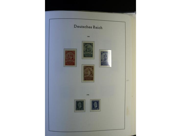 1872/1945, postfrische und ungebrauchte, reichhaltige Sammlung mit guten Farben, Abarten etc., ab Weimar kpl., dabei vieles m