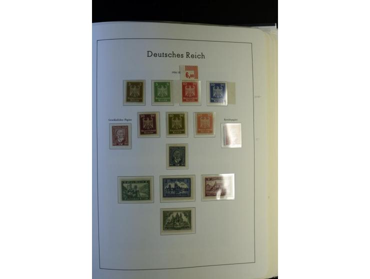 1872/1945, postfrische und ungebrauchte, reichhaltige Sammlung mit guten Farben, Abarten etc., ab Weimar kpl., dabei vieles m