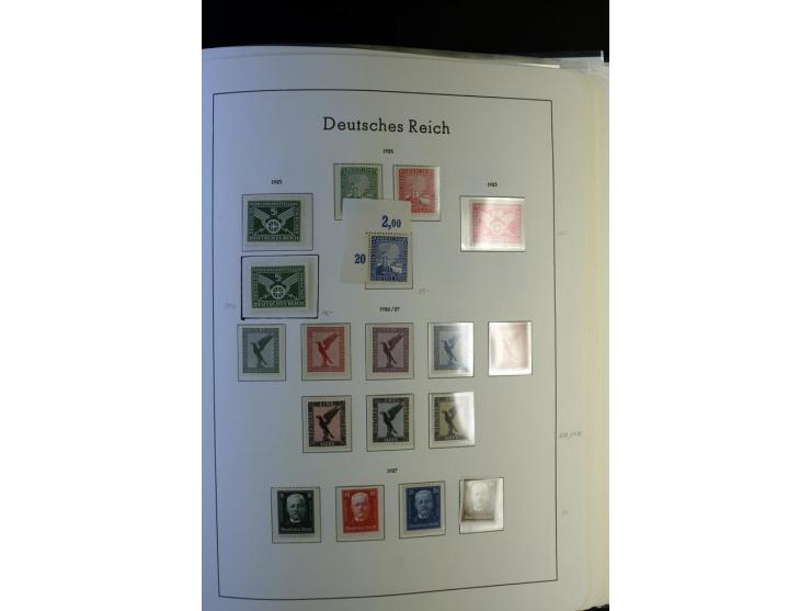 1872/1945, postfrische und ungebrauchte, reichhaltige Sammlung mit guten Farben, Abarten etc., ab Weimar kpl., dabei vieles m