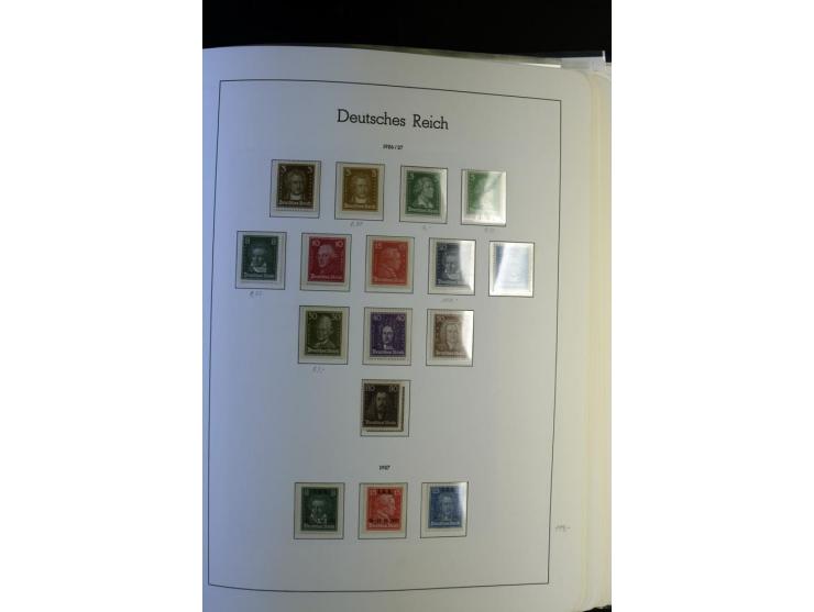1872/1945, postfrische und ungebrauchte, reichhaltige Sammlung mit guten Farben, Abarten etc., ab Weimar kpl., dabei vieles m