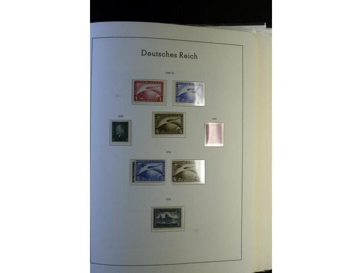 1872/1945, postfrische und ungebrauchte, reichhaltige Sammlung mit guten Farben, Abarten etc., ab Weimar kpl., dabei vieles m