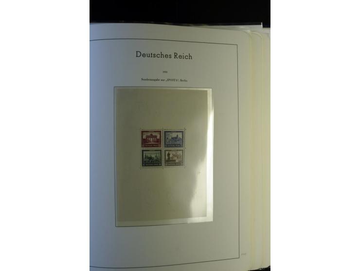 1872/1945, postfrische und ungebrauchte, reichhaltige Sammlung mit guten Farben, Abarten etc., ab Weimar kpl., dabei vieles m