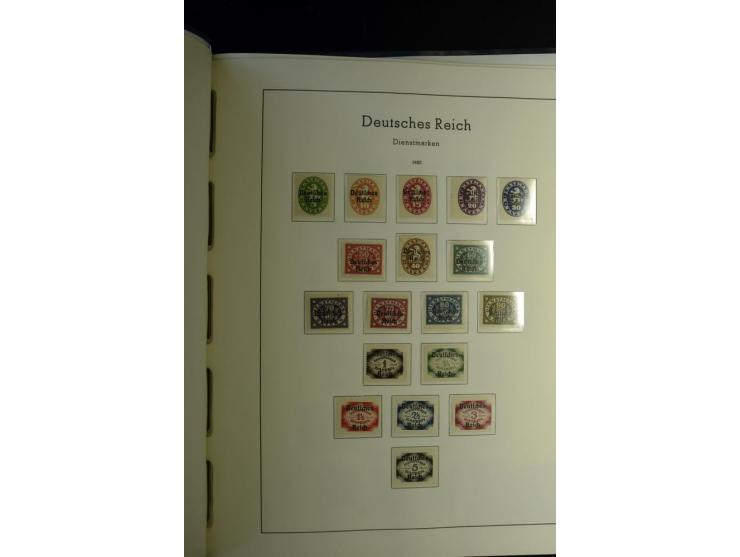 1872/1945, postfrische und ungebrauchte, reichhaltige Sammlung mit guten Farben, Abarten etc., ab Weimar kpl., dabei vieles m