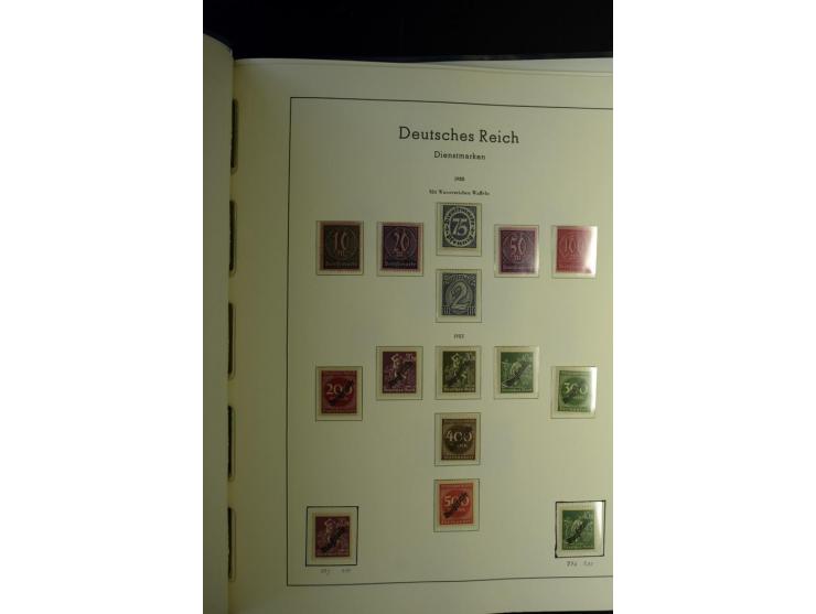 1872/1945, postfrische und ungebrauchte, reichhaltige Sammlung mit guten Farben, Abarten etc., ab Weimar kpl., dabei vieles m