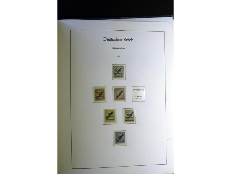 1872/1945, postfrische und ungebrauchte, reichhaltige Sammlung mit guten Farben, Abarten etc., ab Weimar kpl., dabei vieles m