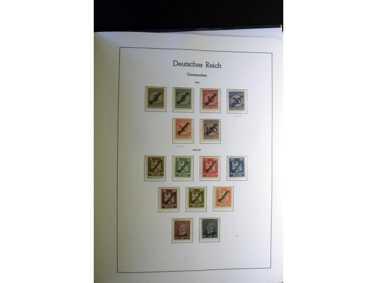 1872/1945, postfrische und ungebrauchte, reichhaltige Sammlung mit guten Farben, Abarten etc., ab Weimar kpl., dabei vieles m