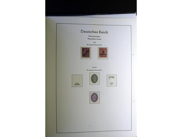 1872/1945, postfrische und ungebrauchte, reichhaltige Sammlung mit guten Farben, Abarten etc., ab Weimar kpl., dabei vieles m