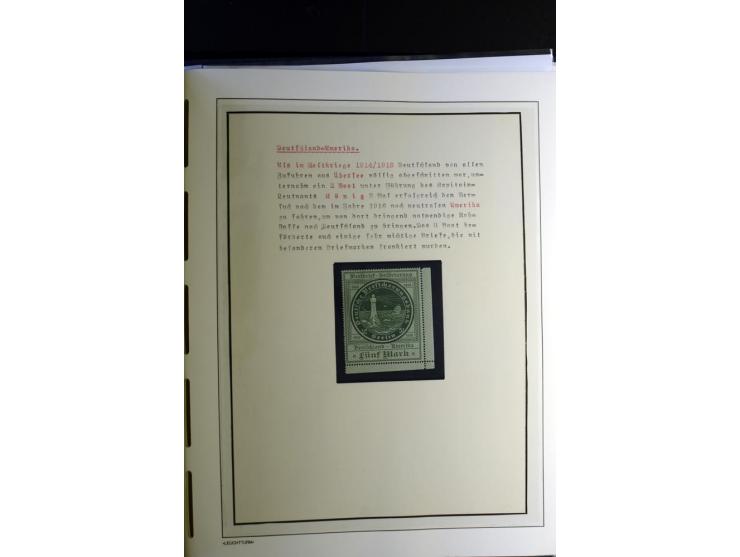1872/1945, postfrische und ungebrauchte, reichhaltige Sammlung mit guten Farben, Abarten etc., ab Weimar kpl., dabei vieles m