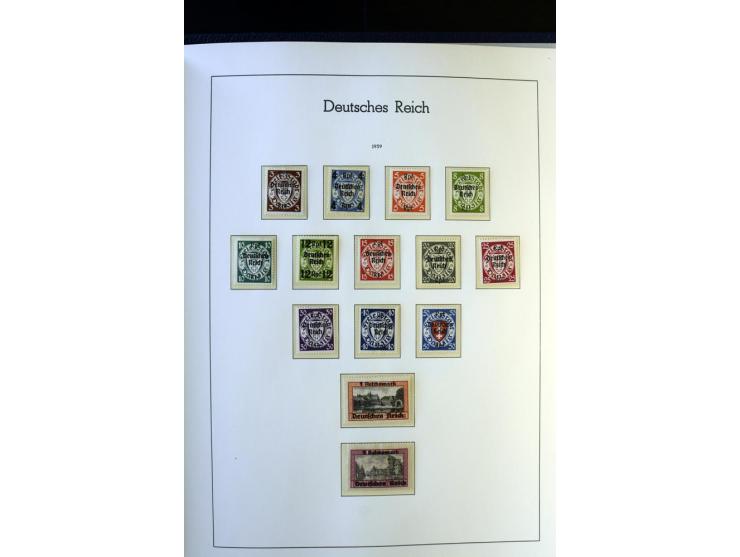 1872/1945, postfrische und ungebrauchte, reichhaltige Sammlung mit guten Farben, Abarten etc., ab Weimar kpl., dabei vieles m