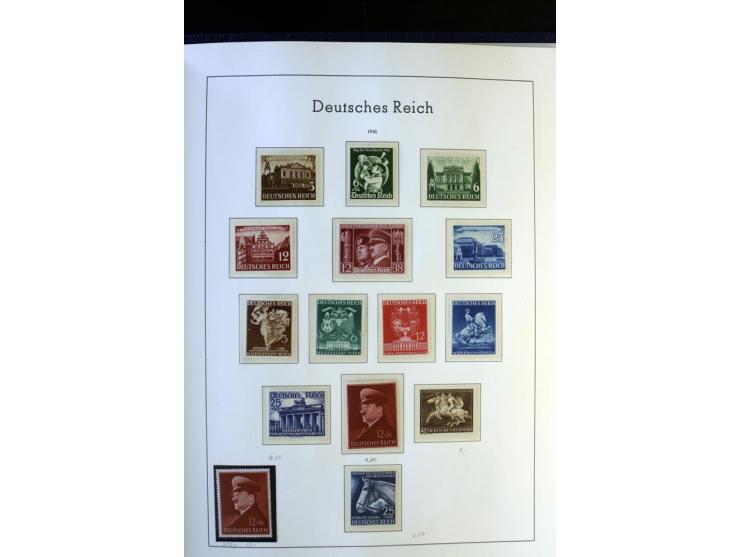 1872/1945, postfrische und ungebrauchte, reichhaltige Sammlung mit guten Farben, Abarten etc., ab Weimar kpl., dabei vieles m
