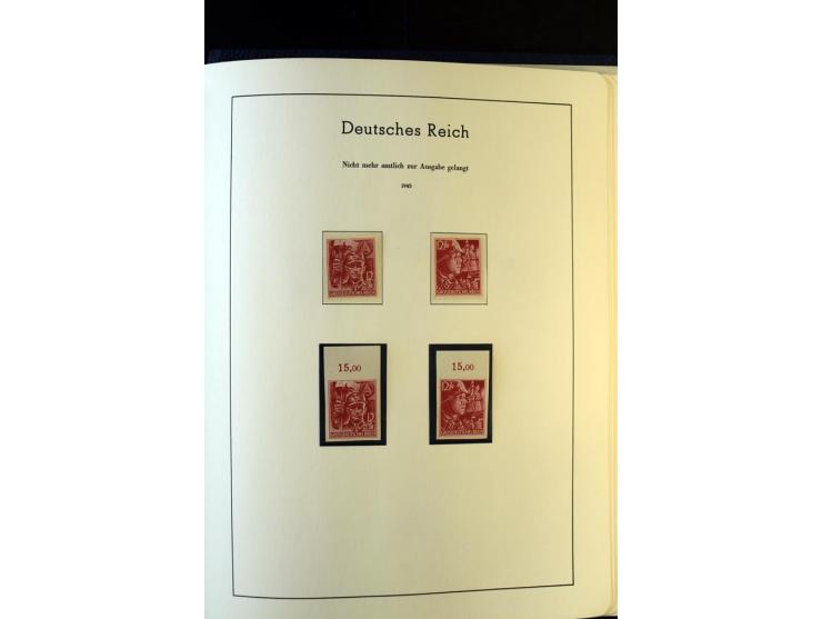 1872/1945, postfrische und ungebrauchte, reichhaltige Sammlung mit guten Farben, Abarten etc., ab Weimar kpl., dabei vieles m
