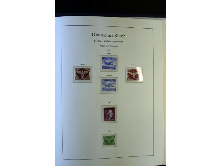 1872/1945, postfrische und ungebrauchte, reichhaltige Sammlung mit guten Farben, Abarten etc., ab Weimar kpl., dabei vieles m