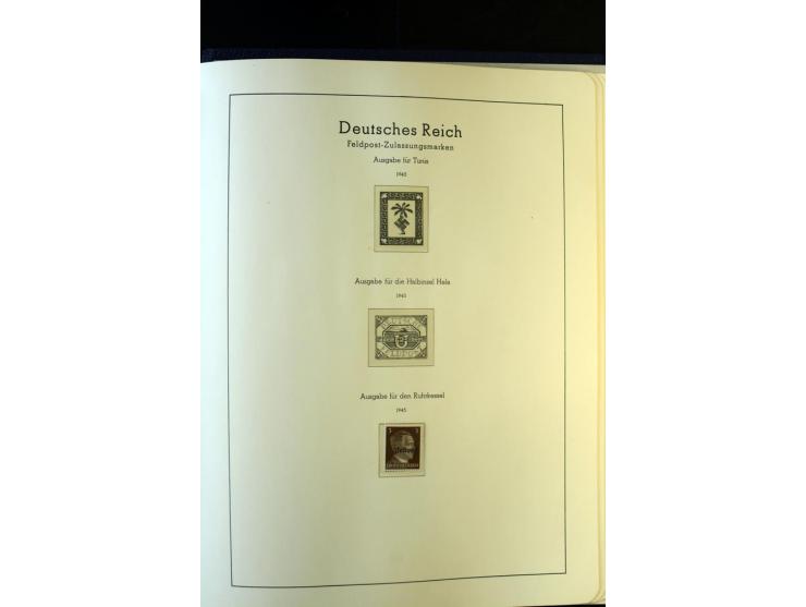 1872/1945, postfrische und ungebrauchte, reichhaltige Sammlung mit guten Farben, Abarten etc., ab Weimar kpl., dabei vieles m