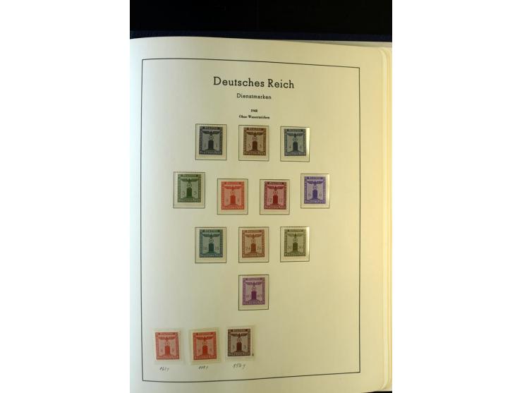 1872/1945, postfrische und ungebrauchte, reichhaltige Sammlung mit guten Farben, Abarten etc., ab Weimar kpl., dabei vieles m