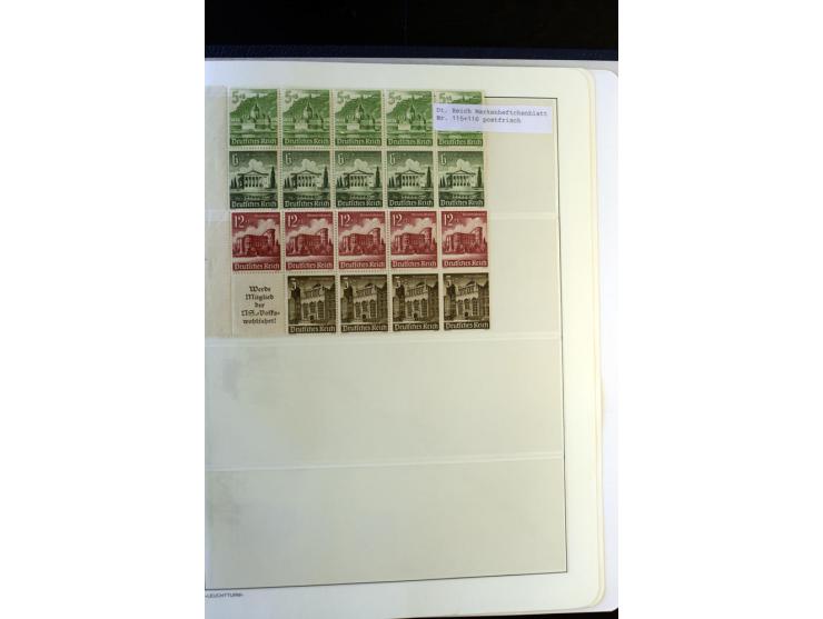 1872/1945, postfrische und ungebrauchte, reichhaltige Sammlung mit guten Farben, Abarten etc., ab Weimar kpl., dabei vieles m