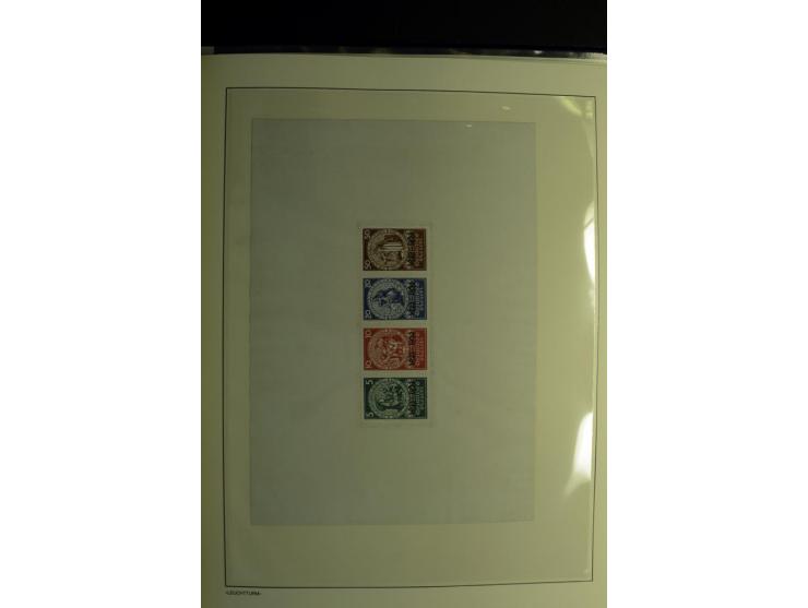 1872/1945, postfrische und ungebrauchte, reichhaltige Sammlung mit guten Farben, Abarten etc., ab Weimar kpl., dabei vieles m