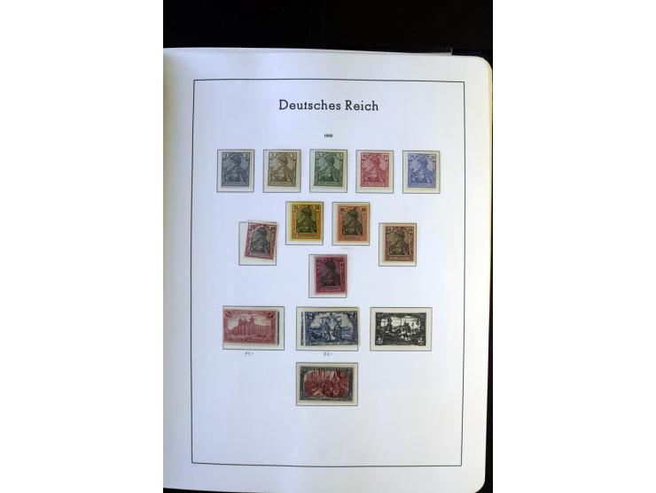 1872/1945, postfrische und ungebrauchte, reichhaltige Sammlung mit guten Farben, Abarten etc., ab Weimar kpl., dabei vieles m