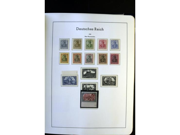 1872/1945, postfrische und ungebrauchte, reichhaltige Sammlung mit guten Farben, Abarten etc., ab Weimar kpl., dabei vieles m