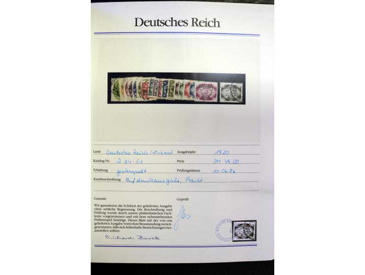 1872/1945, postfrische, ungebrauchte und gestempelte Sammlung mit vielen besseren Ausgaben wie Mi.-Nr. 66, 178, 179, 181 etc.