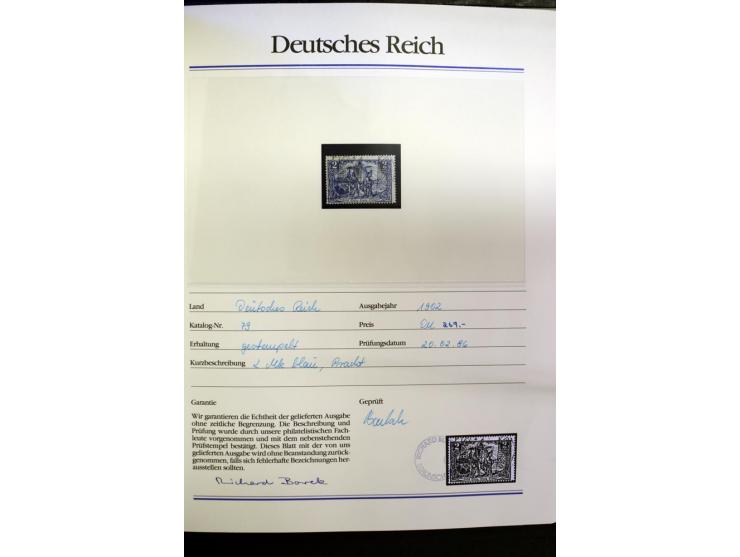 1872/1945, postfrische, ungebrauchte und gestempelte Sammlung mit vielen besseren Ausgaben wie Mi.-Nr. 66, 178, 179, 181 etc.