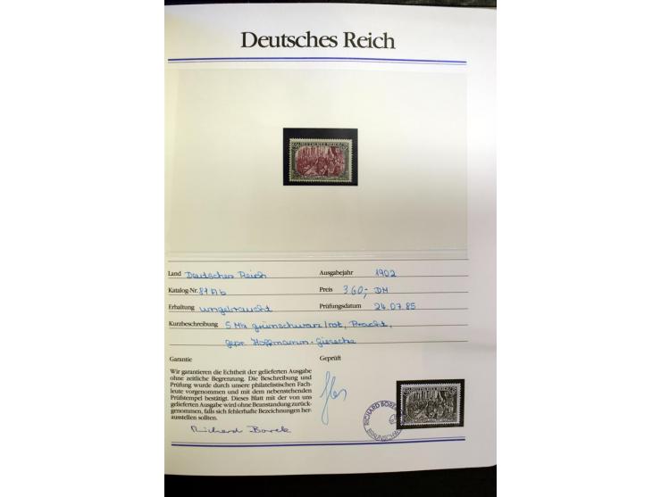 1872/1945, postfrische, ungebrauchte und gestempelte Sammlung mit vielen besseren Ausgaben wie Mi.-Nr. 66, 178, 179, 181 etc.