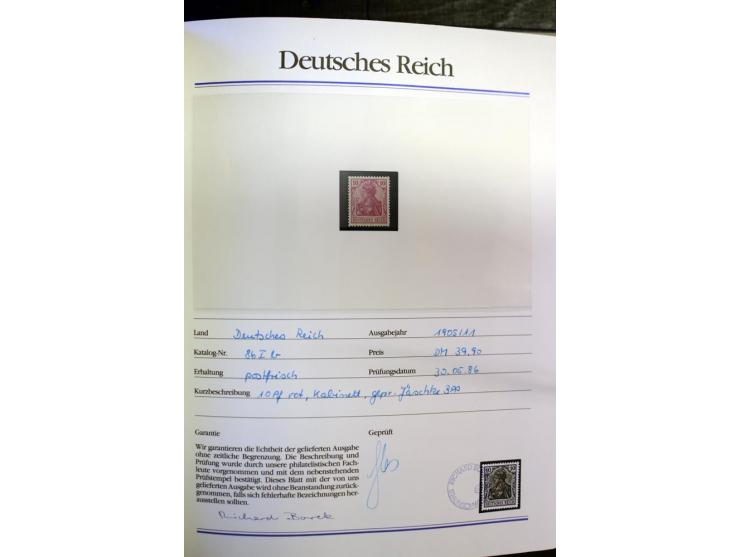 1872/1945, postfrische, ungebrauchte und gestempelte Sammlung mit vielen besseren Ausgaben wie Mi.-Nr. 66, 178, 179, 181 etc.