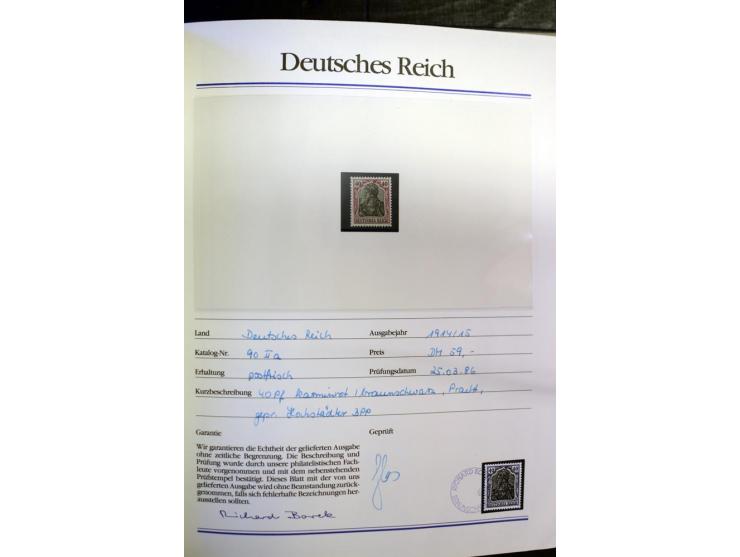 1872/1945, postfrische, ungebrauchte und gestempelte Sammlung mit vielen besseren Ausgaben wie Mi.-Nr. 66, 178, 179, 181 etc.