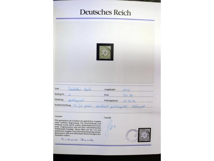 1872/1945, postfrische, ungebrauchte und gestempelte Sammlung mit vielen besseren Ausgaben wie Mi.-Nr. 66, 178, 179, 181 etc.