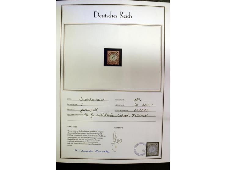 1872/1945, postfrische, ungebrauchte und gestempelte Sammlung mit vielen besseren Ausgaben wie Mi.-Nr. 66, 178, 179, 181 etc.