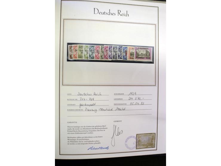 1872/1945, postfrische, ungebrauchte und gestempelte Sammlung mit vielen besseren Ausgaben wie Mi.-Nr. 66, 178, 179, 181 etc.