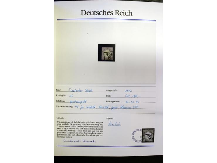 1872/1945, postfrische, ungebrauchte und gestempelte Sammlung mit vielen besseren Ausgaben wie Mi.-Nr. 66, 178, 179, 181 etc.