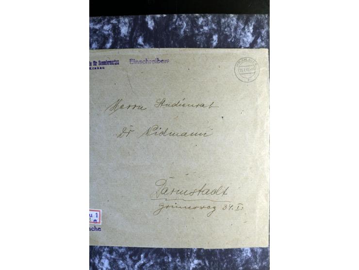 1872/1945, ungebrauchte und gestempelte Sammlung besseren Brustschilden, später u.a. Block 1-3 ungebraucht sowie ein Teil Zus