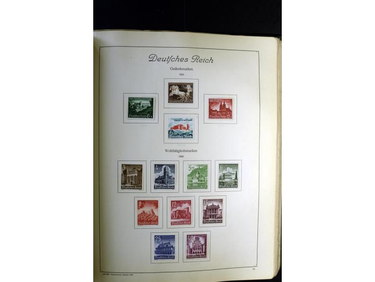 1872/1945, ungebrauchte und gestempelte Sammlung besseren Brustschilden, später u.a. Block 1-3 ungebraucht sowie ein Teil Zus