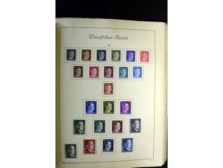 1872/1945, ungebrauchte und gestempelte Sammlung besseren Brustschilden, später u.a. Block 1-3 ungebraucht sowie ein Teil Zus