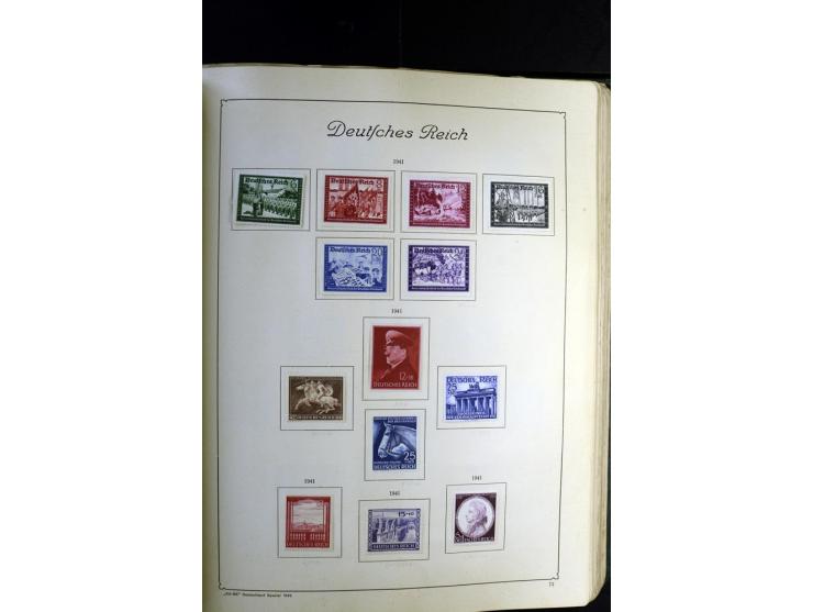1872/1945, ungebrauchte und gestempelte Sammlung besseren Brustschilden, später u.a. Block 1-3 ungebraucht sowie ein Teil Zus