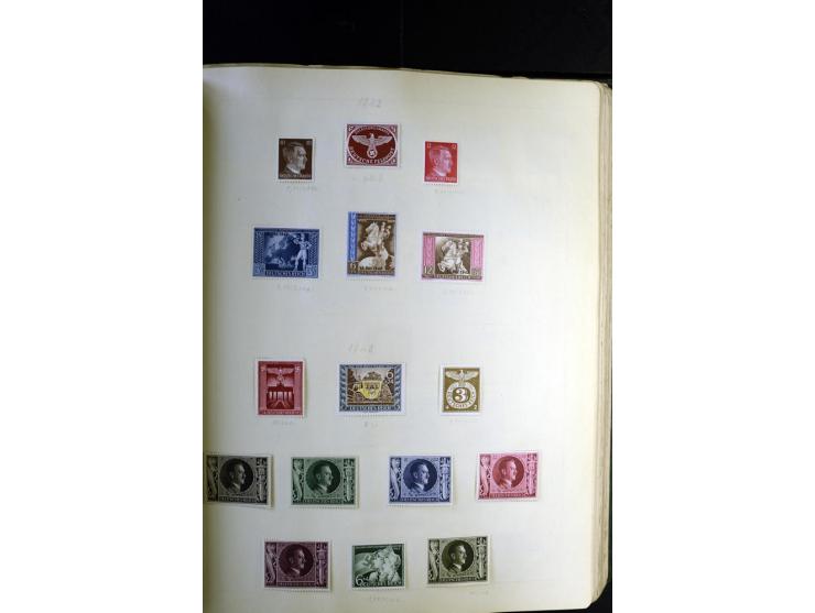 1872/1945, ungebrauchte und gestempelte Sammlung besseren Brustschilden, später u.a. Block 1-3 ungebraucht sowie ein Teil Zus